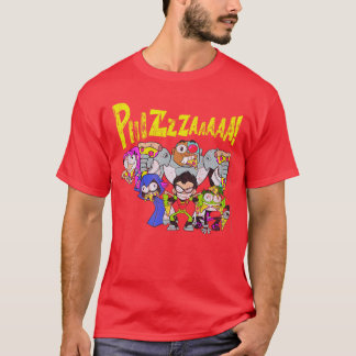 DC-Comics-sehenitans Go Gruppenaufnahme Pizza Port T-Shirt