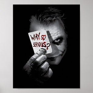 Dc Dark Knight Foto Warum so Ernst Tank Top  Poster