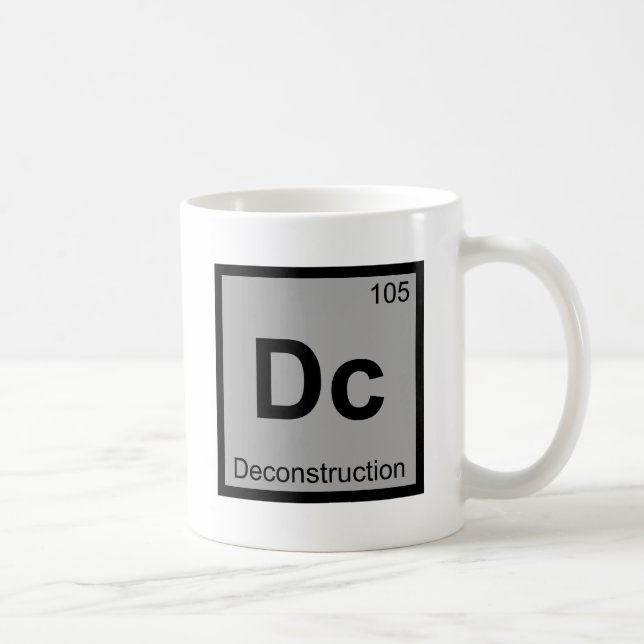 DC - Deconstructions-Chemie-Periodensystem Kaffeetasse (Rechts)