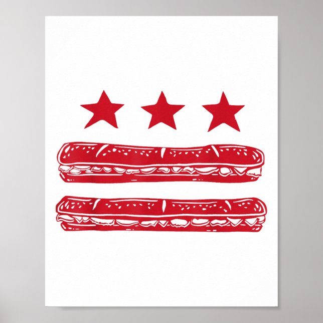 DC Flag Sub Sandwich Poster (Vorne)
