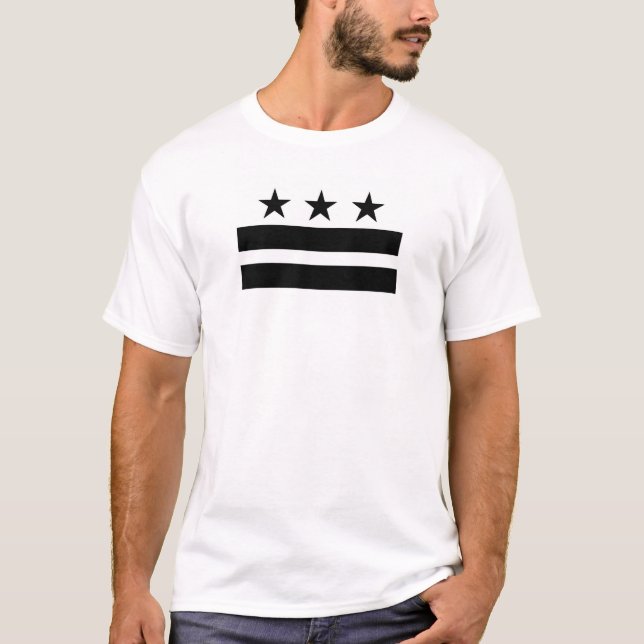 DC-Flagge T-Shirt (Vorderseite)