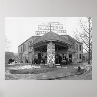 DC-Gasstation, 1921 Poster