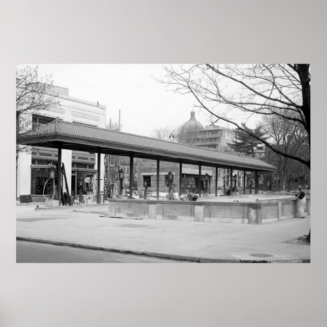 DC-Gasstation, 1921 Poster (Vorne)