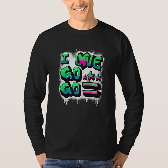 DC I Liebe Go Music for Kids and Adults T-Shirt (Vorderseite)