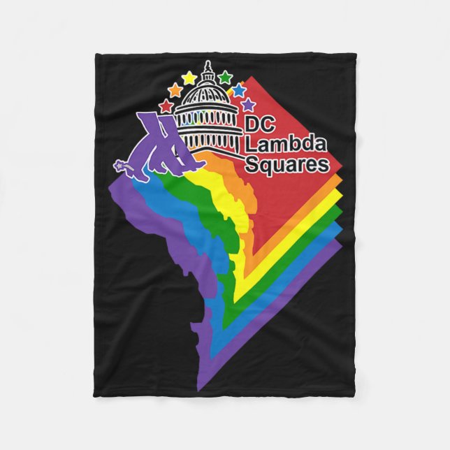 Dc Lambda Squares Apparel Fleecedecke (Vorderseite)