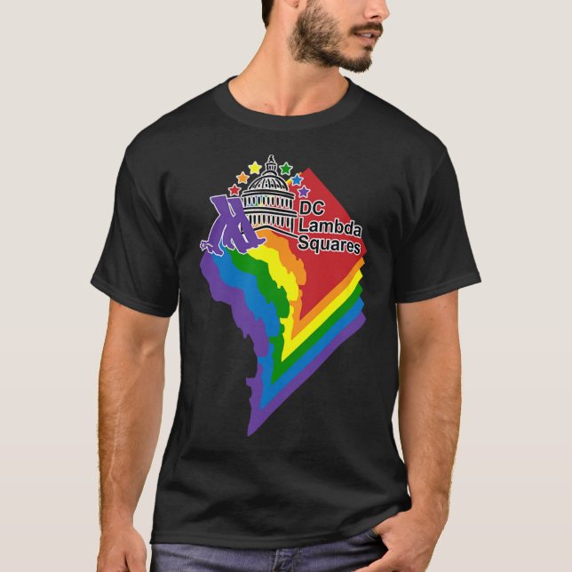 Dc Lambda Squares Apparel T-Shirt (Vorderseite)