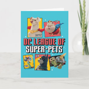 DC Liga der Super-Pets Charakterpanels Karte