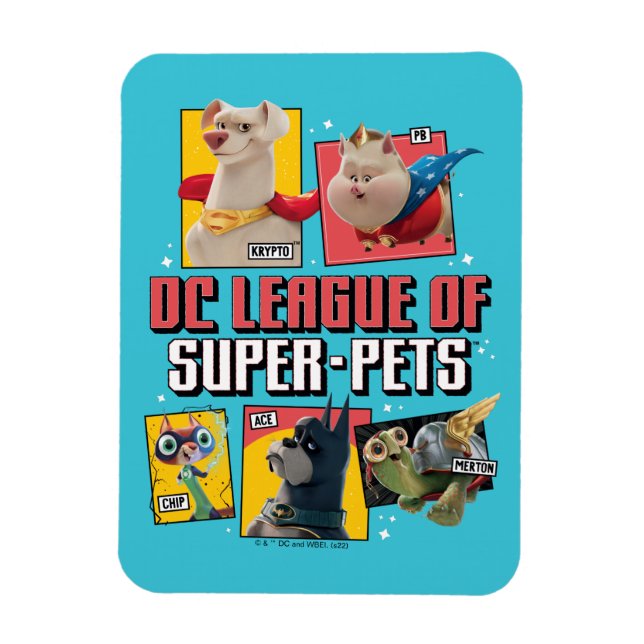 DC Liga der Super-Pets Charakterpanels Magnet (Vertikal)