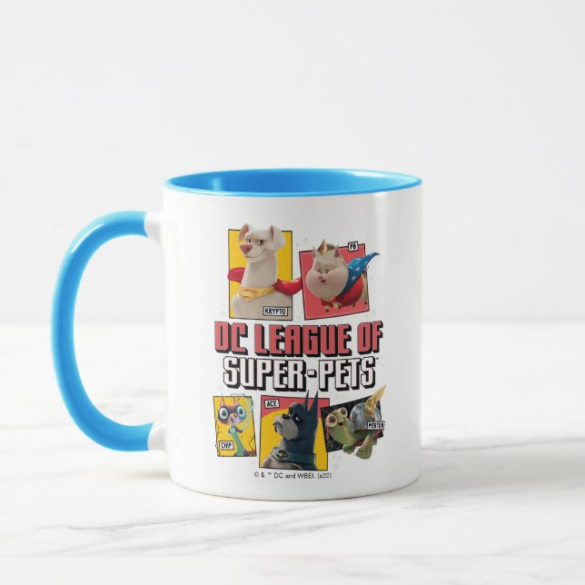 DC Liga der Super-Pets Charakterpanels Tasse (Links)