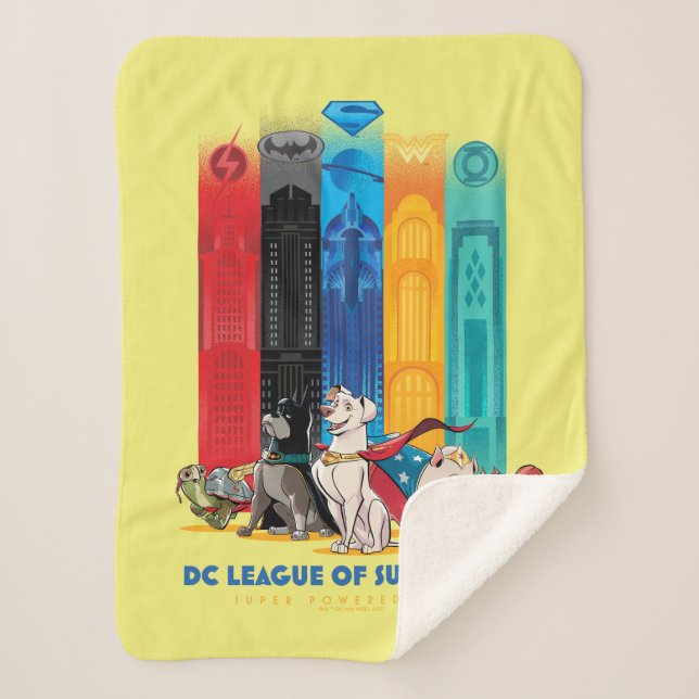 DC Liga der Super-Pets Metropolis Towers Sherpadecke (Vorderseite)