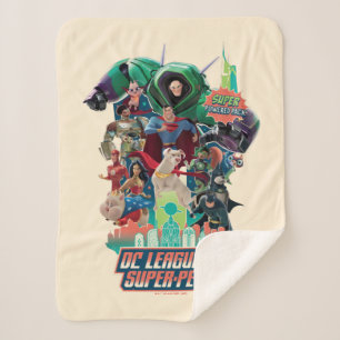 DC Liga der Super-Pets-Schlacht für Metropolis Sherpadecke