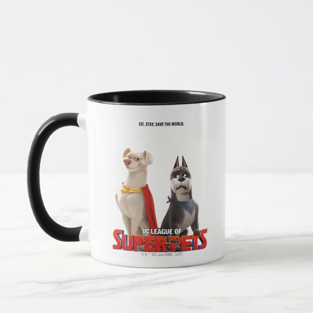 DC Liga der Theaterkunst der Superpets Tasse (Links)