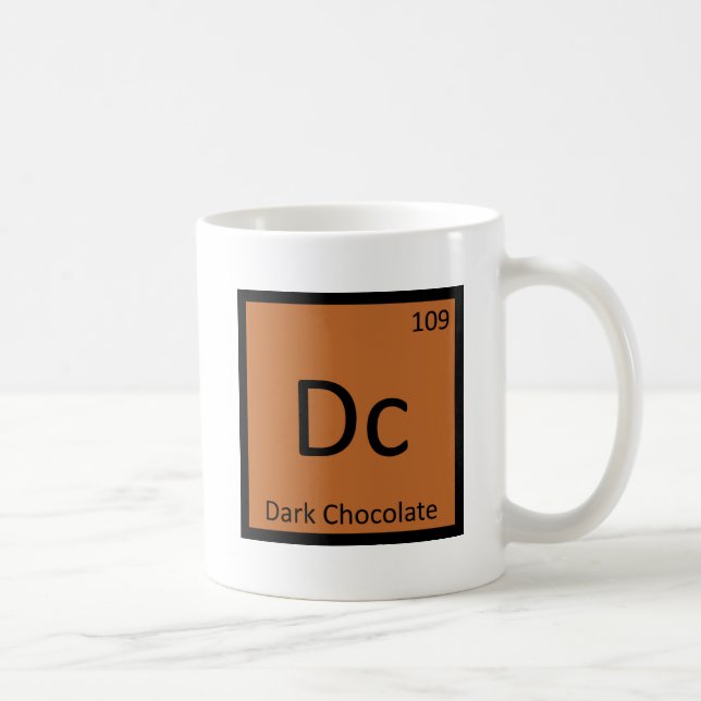 Dc - Periodische Tabelle der dunklen Schokolade Tasse (Rechts)