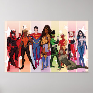 DC Pride Comic Cover 2022 Variante Poster
