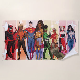DC Pride Comic Cover 2022 Variante Strandtuch
