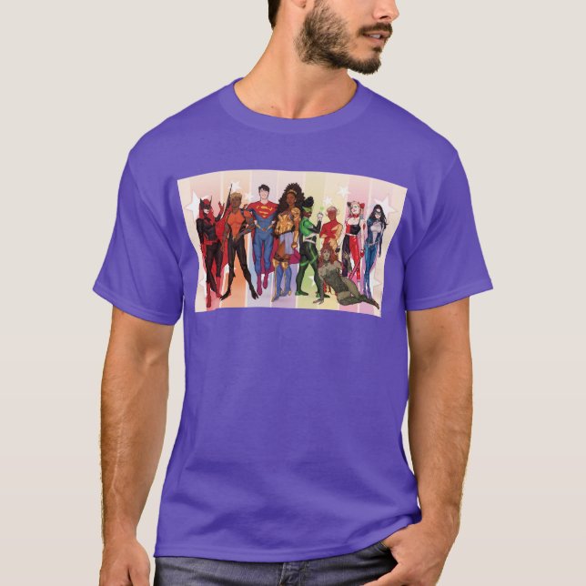 DC Pride Comic Cover 2022 Variante T-Shirt (Vorderseite)