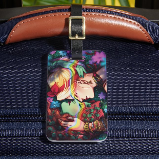 DC Pride Harley Quinn & Poison Ivy Comic Cover Gepäckanhänger (Vorderseite Insitu 2)