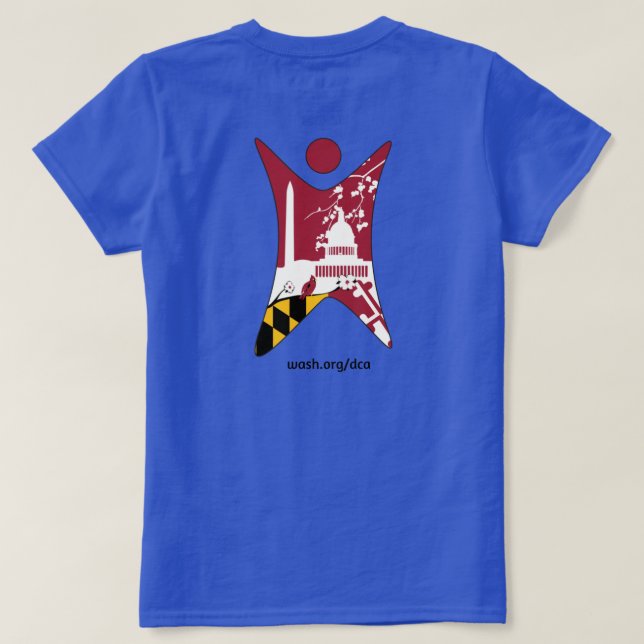 DC Region Atheisten, Skeptiker und Humanisten T-Shirt (Design Rückseite)