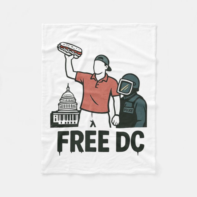 Dc Sandwich Typ Sandwich Typ Kostenloser DC Premiu Fleecedecke (Vorderseite)