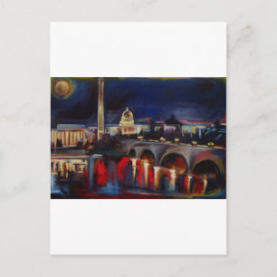 DC Skyline Postkarte