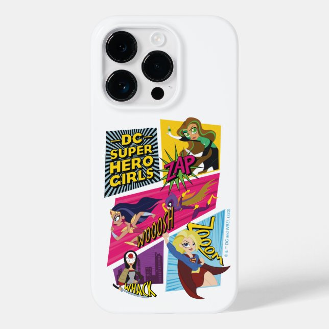 DC Super Hero Girls Action Panels Case-Mate iPhone Hülle (Rückseite)