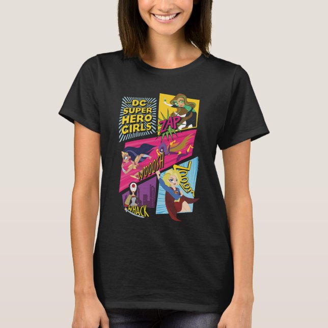 DC Super Hero Girls Action Panels T-Shirt (Vorderseite)