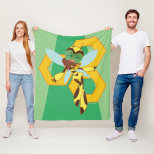 DC Super Hero Girls Bumble Bee Fleecedecke