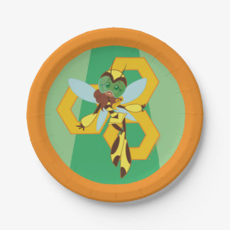 DC Super Hero Girls Bumble Bee Pappteller