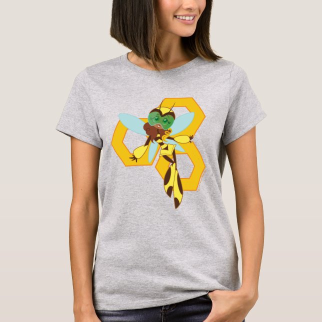 DC Super Hero Girls Bumble Bee T-Shirt (Vorderseite)