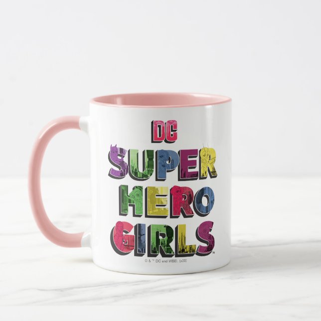 DC Super Hero Girls City Letters Tasse (Links)