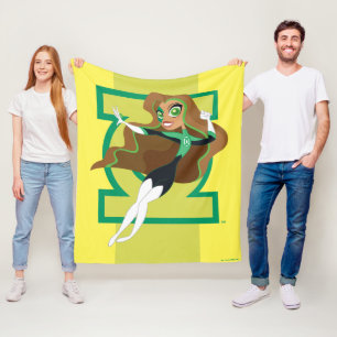 DC Super Hero Girls Green Lantern Fleecedecke
