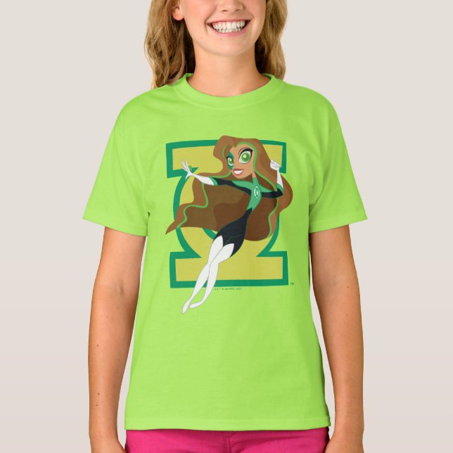 DC Super Hero Girls Green Lantern T-Shirt (Vorderseite)