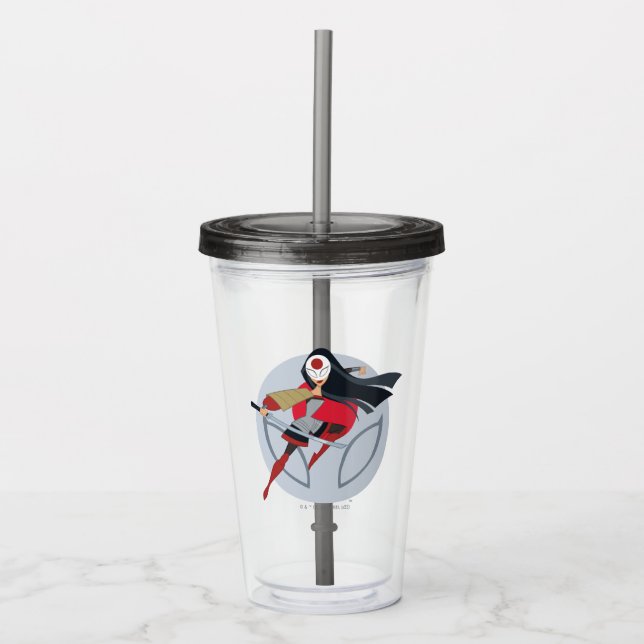 DC Super Hero Girls Katana Acryltrinkbecher (Vorderseite)
