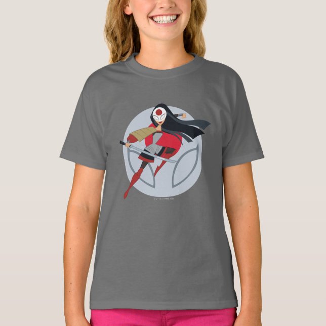 DC Super Hero Girls Katana T-Shirt (Vorderseite)