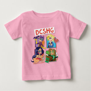 DC Super Hero Girls Quartett Baby T-shirt