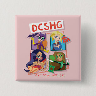 DC Super Hero Girls Quartett Button