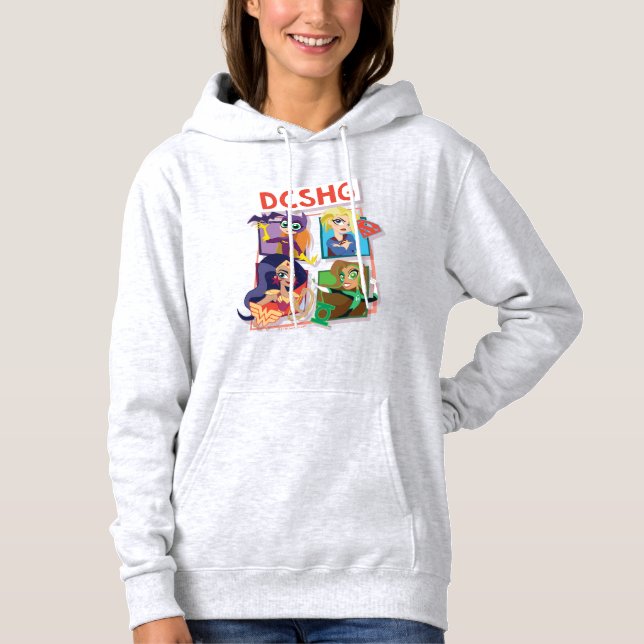 DC Super Hero Girls Quartett Hoodie (Vorderseite)