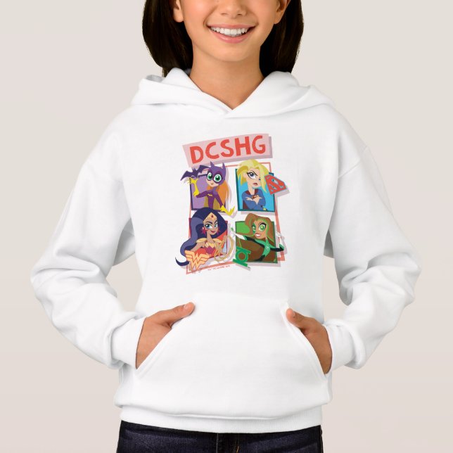 DC Super Hero Girls Quartett Hoodie (Vorderseite)