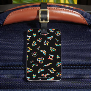 DC Super Hero Girls Rainbow Icon Muster Gepäckanhänger