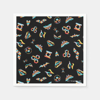 DC Super Hero Girls Rainbow Icon Muster Serviette