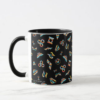DC Super Hero Girls Rainbow Icon Muster Tasse