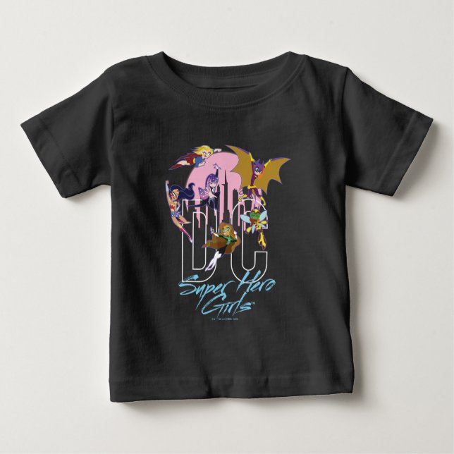 DC Super Hero Girls Skyline Baby T-shirt (Vorderseite)