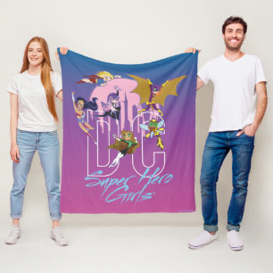 DC Super Hero Girls Skyline Fleecedecke