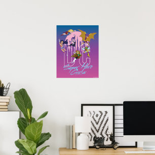 DC Super Hero Girls Skyline Poster
