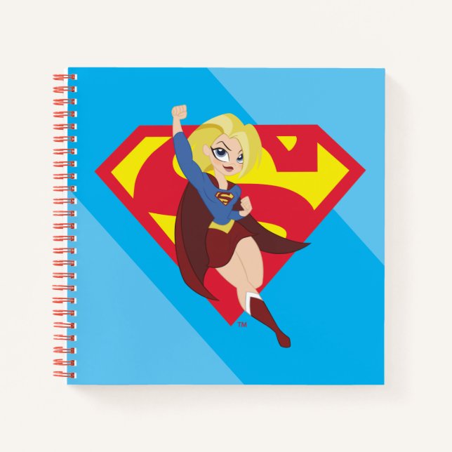 DC Super Hero Girls Supergirl Notizbuch (Vorderseite)