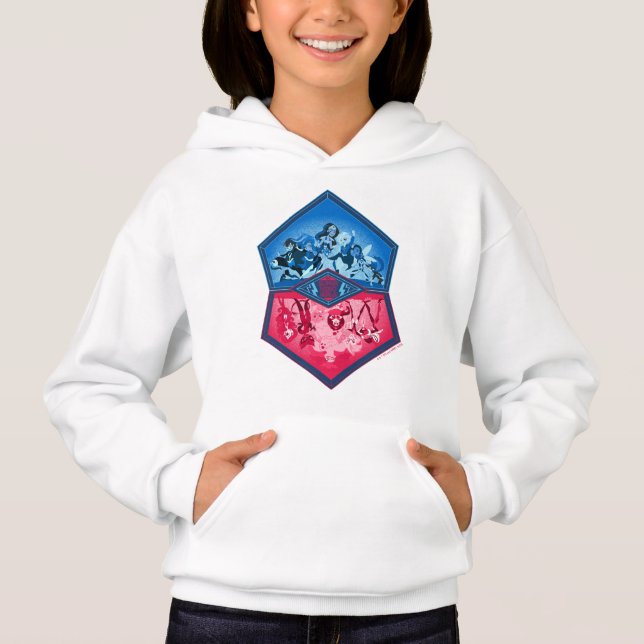 DC Super Hero Girls Teamwork Battle Hoodie (Vorderseite)