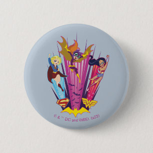 DC Super Hero Girls Trio Button