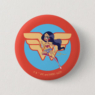 DC Super Hero Girls Wonder Woman Button