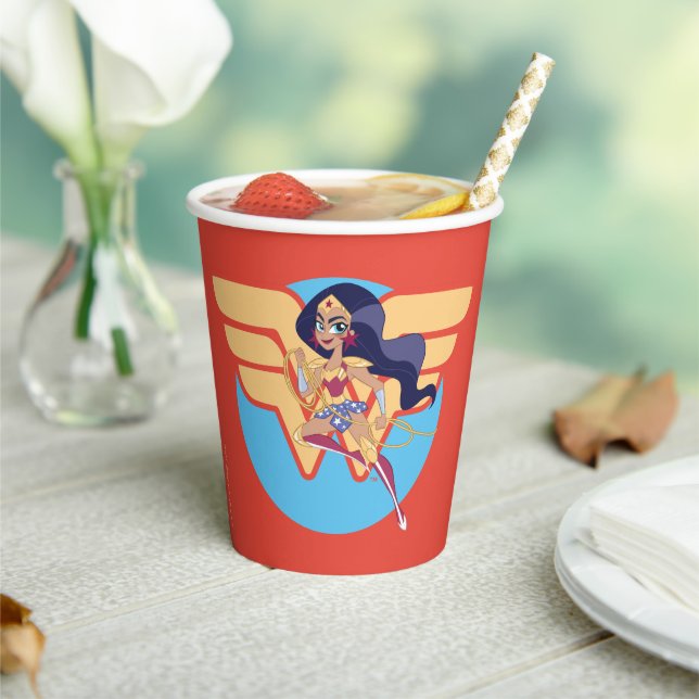 DC Super Hero Girls Wonder Woman Pappbecher (In Situ)