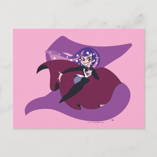 DC Super Hero Girls Zatanna Postkarte (Vorderseite)